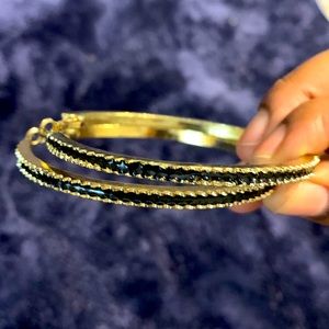 Gold Plated Hoop Earrings